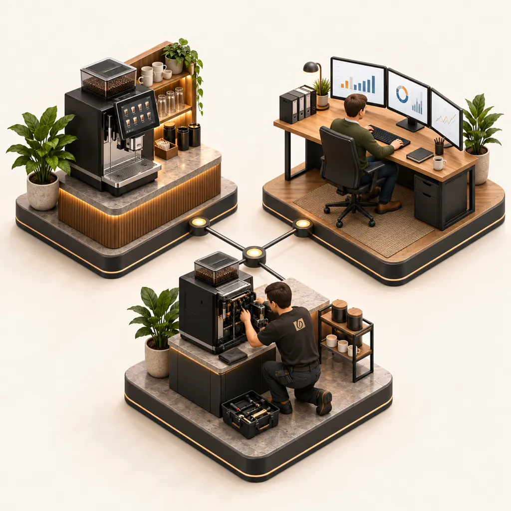 Picto 3D isométrique : reporting annuel