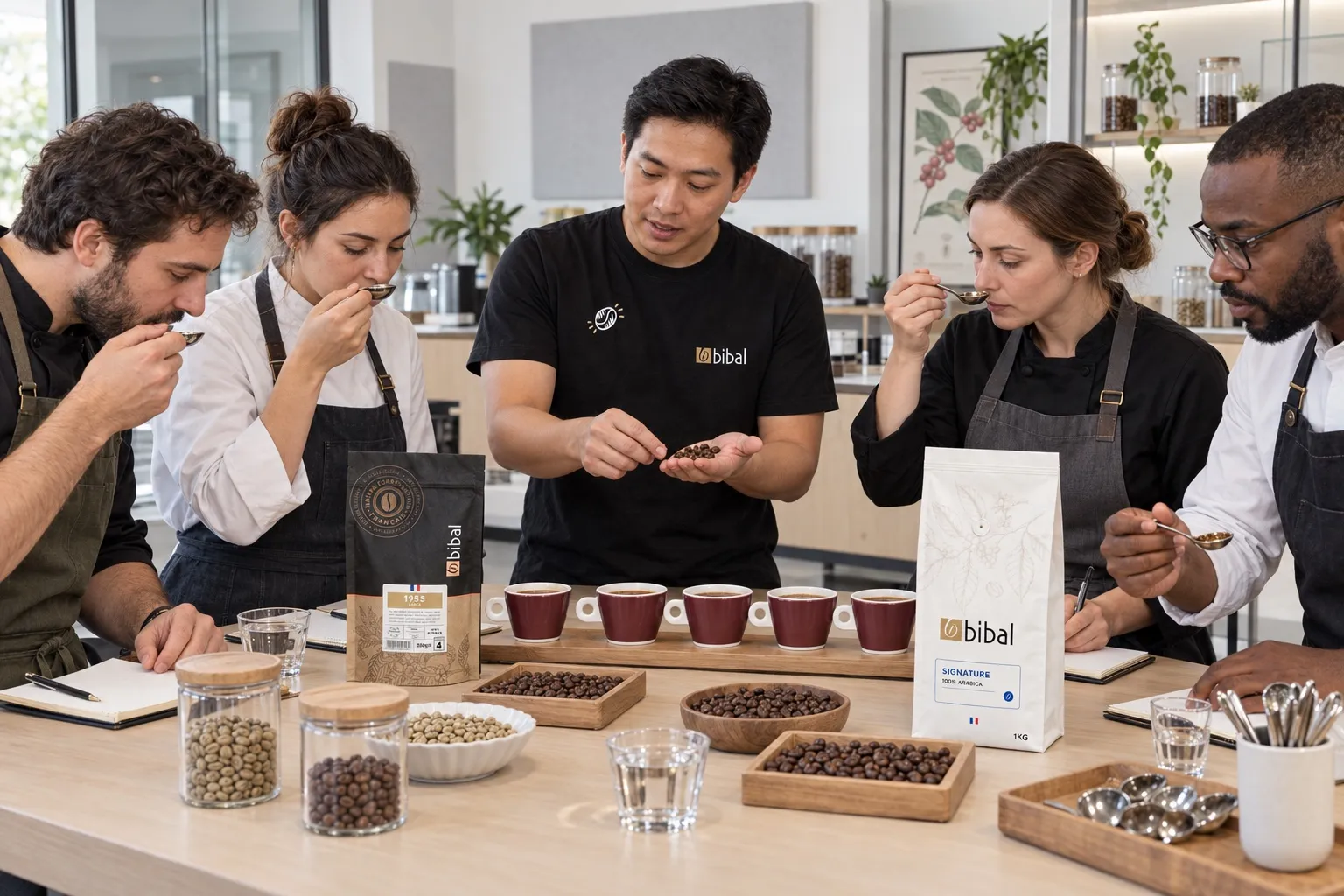Module Culture café : grains, origines et dégustation autour d'une table de cupping