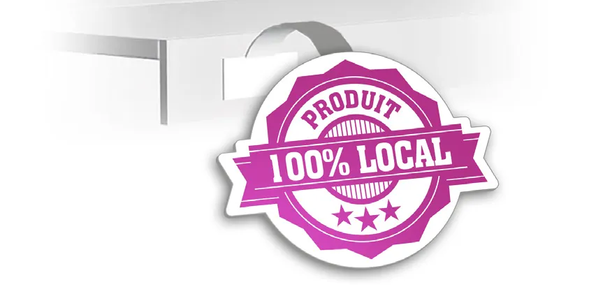 Stop-spire « Produit 100 % local »
