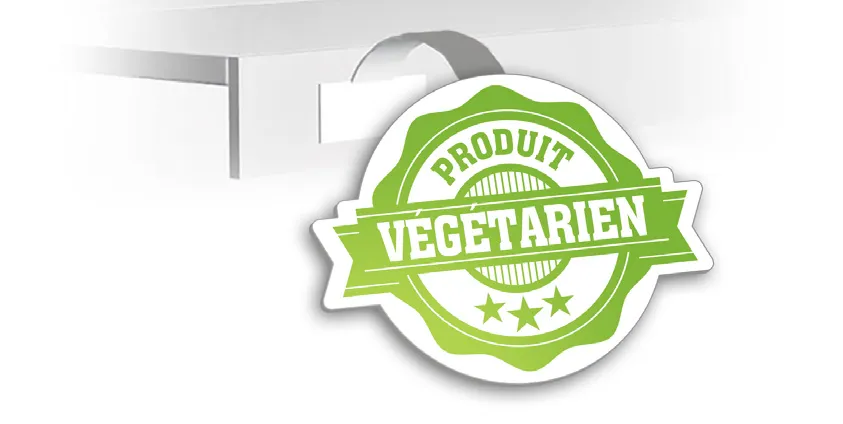 Stop-spire « Produit végétarien »