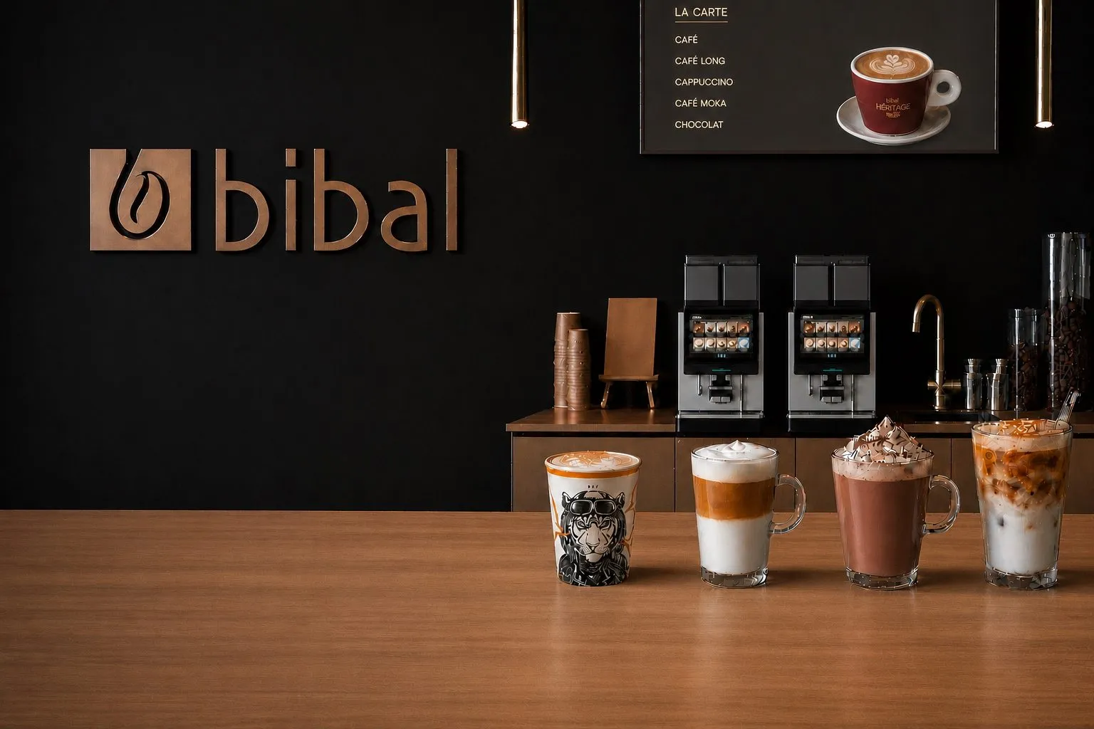 Un mini coffee shop sans barista