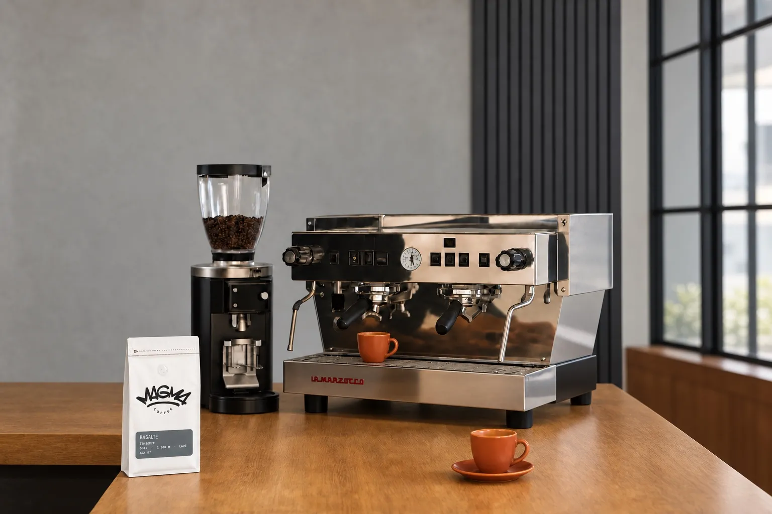 Moulin Mahlkönig E65W et extraction espresso de spécialité