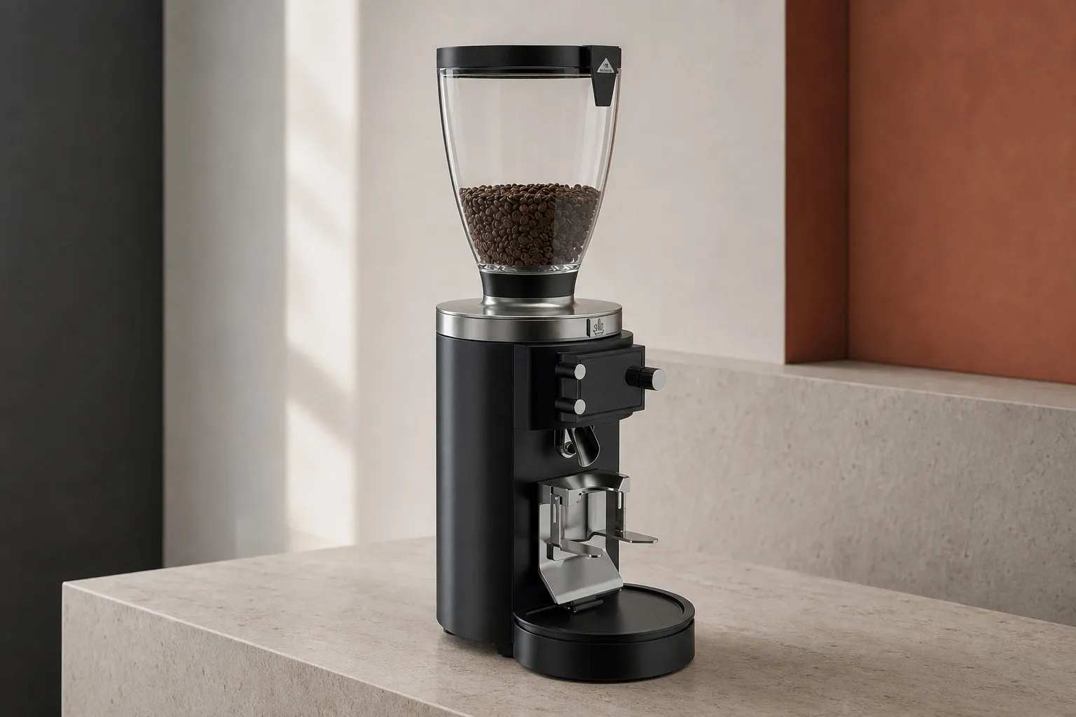 E65W Grind-by-Sync noir en situation