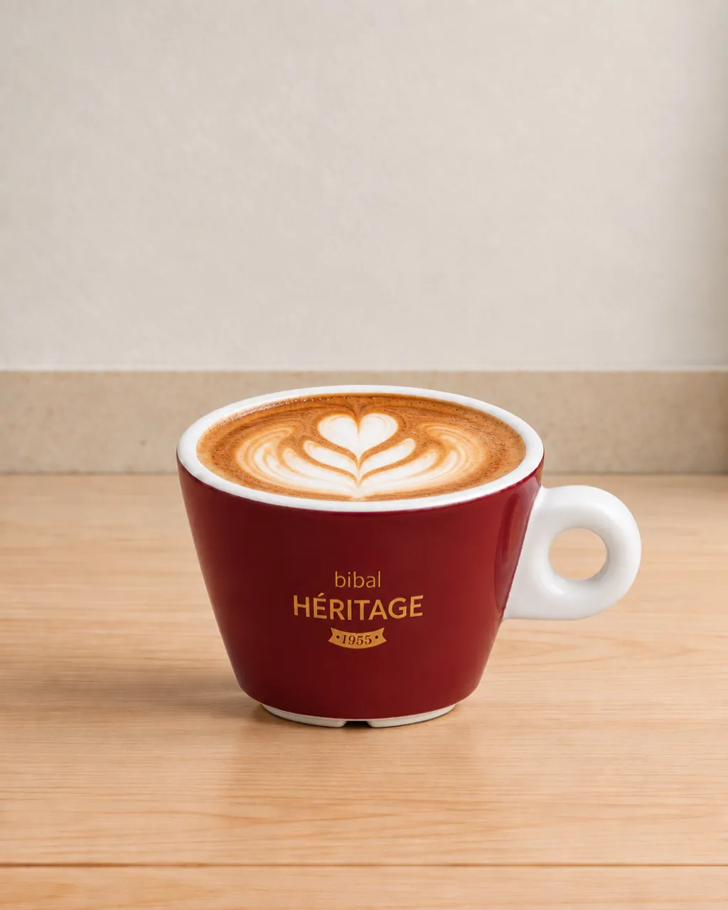 Cappuccino Traditionnel — Latte Art — Le cappuccino traditionnel, signé d'un cœur ou d'une tulipe : la mousse texturée à la buse, versée à main levé
