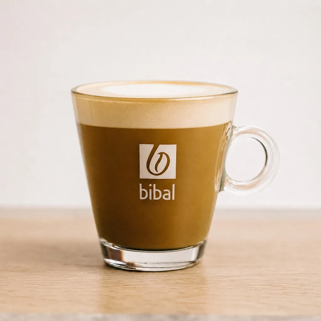 Hojicha Latte "Thé Torréfié" — Le thé vert torréfié du Japon : notes noisette-caramel, zéro amertume. Chez Bibal, on torréfie même le thé.