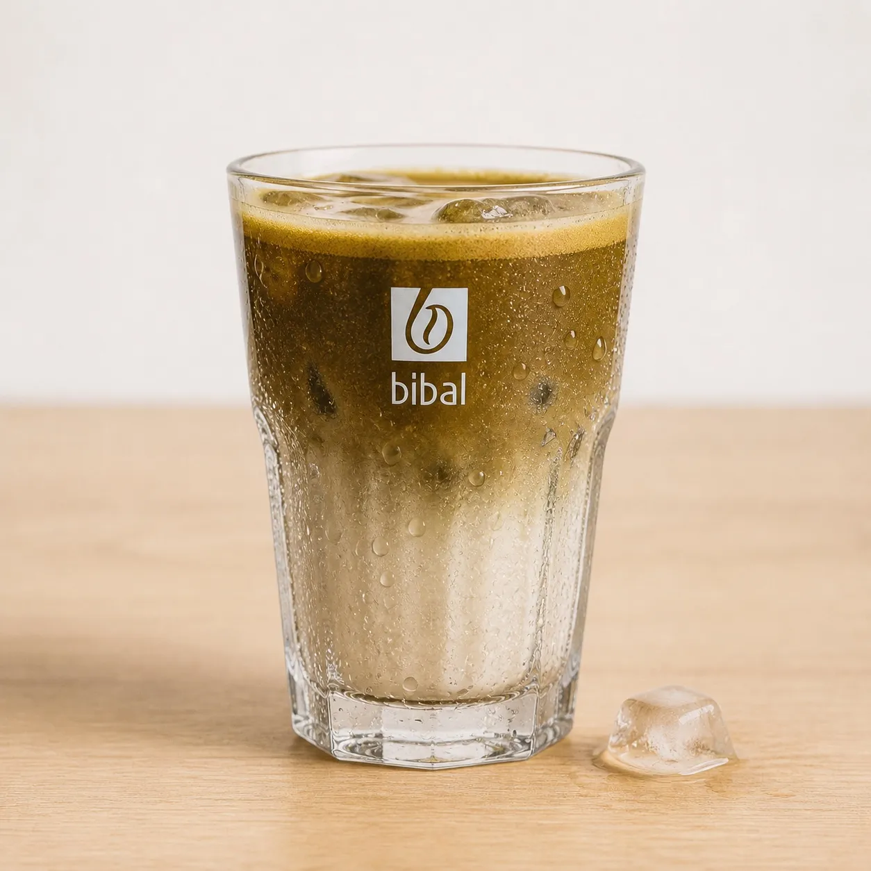 Iced Hojicha Latte — Le thé torréfié en version glacée : noisette, caramel et fraîcheur — zéro amertume.