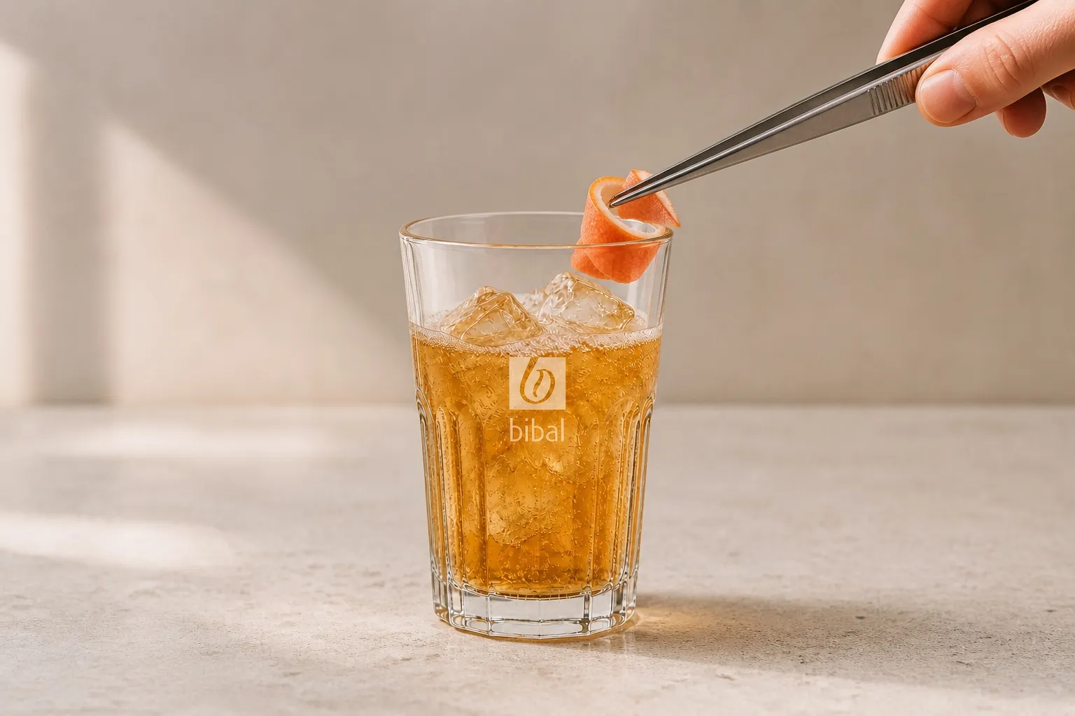 Sparkling Tea Pêche Pétillant (Tirage Pression) — étape 3 : Zeste de pamplemousse