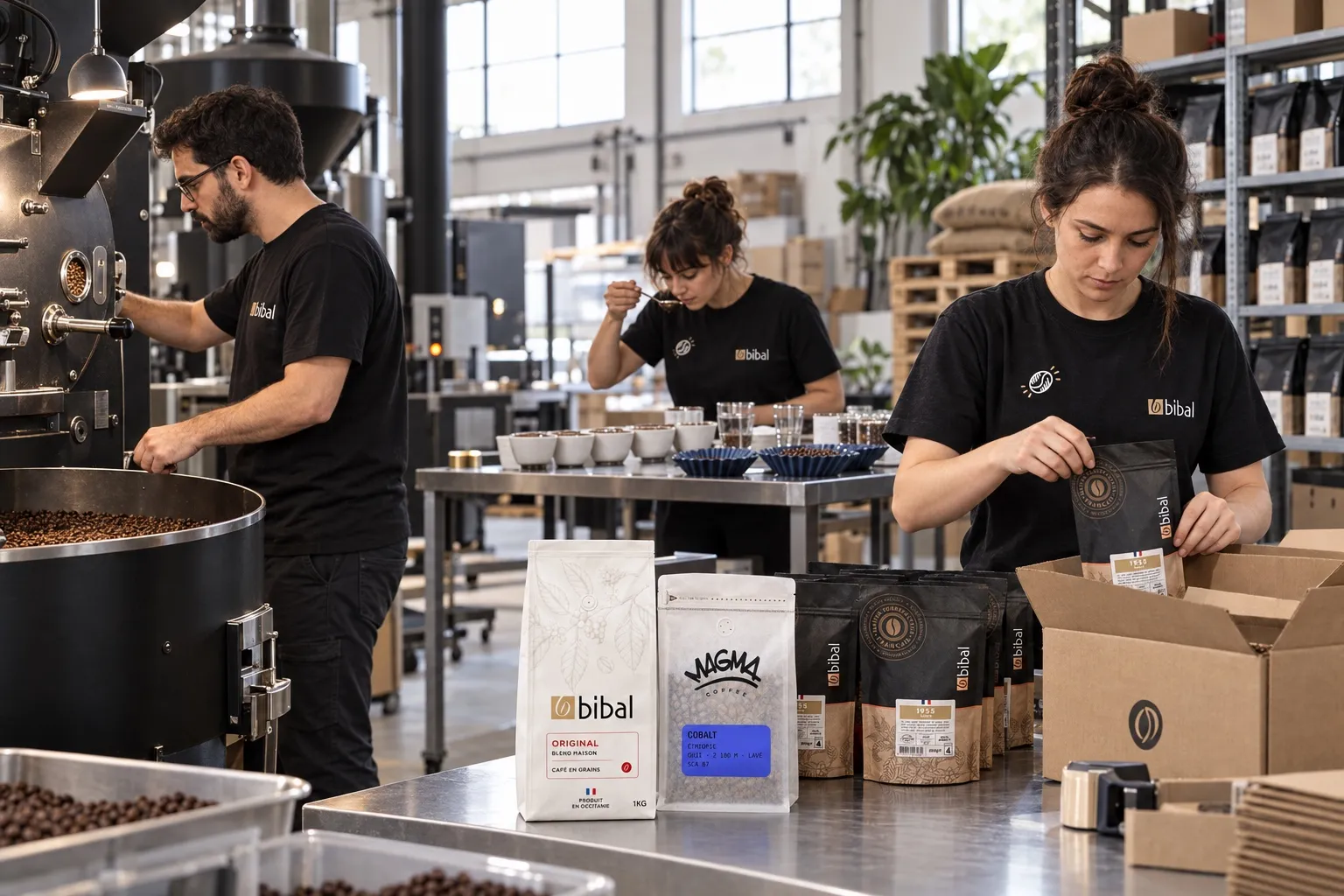La maison derrière la tasse